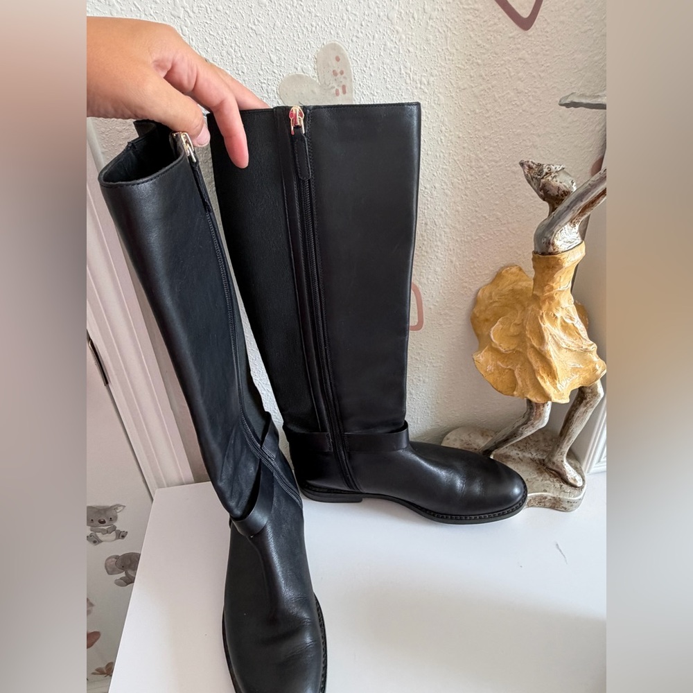 Cole Haan Black Knee-High Riding Boots – Size 7B - Picture 3 of 7